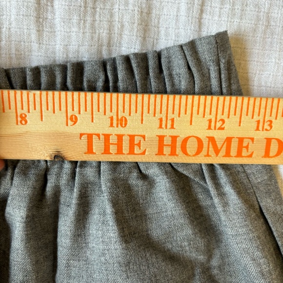 J. Crew Wool sidewalk skirt gray‎ womens 0 - Picture 6 of 7